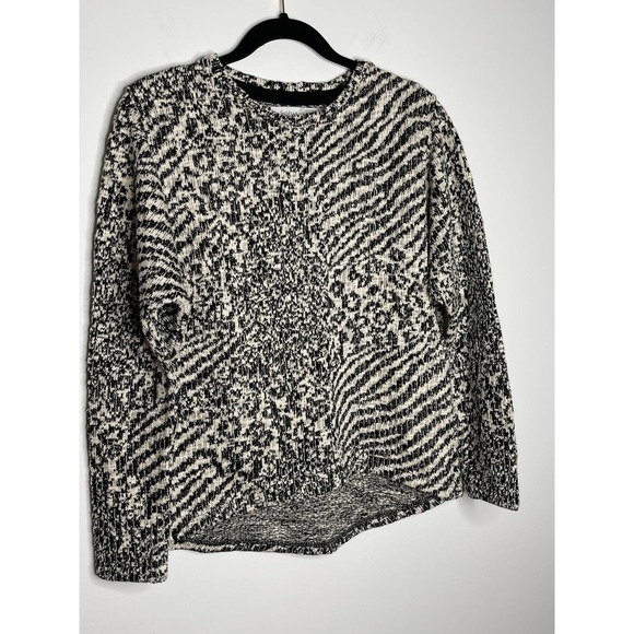 Skovhuus Crewneck Pullover Metallic Threaded Knit Sweater - Picture 2 of 5